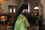 34-Архиерейское богослужение на праздник Входа Господня в Иерусалим  в Андреевском кафедральном соборе г.Усть-Каменогорска